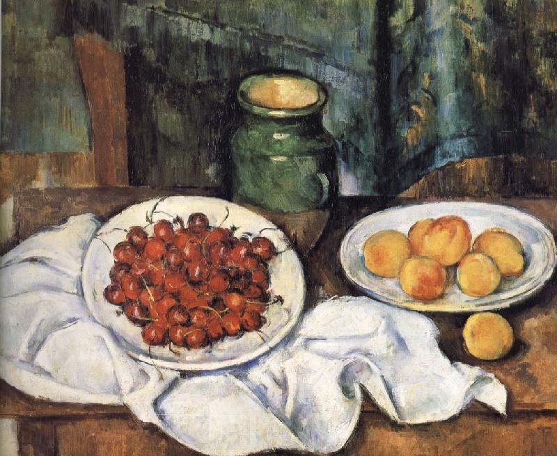 Paul Cezanne of still life cherries
